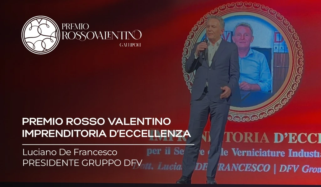 Luciano De Francesco premiato al Premio Rosso Valentino